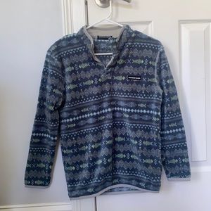 Southern Marsh half zip soft crew neck